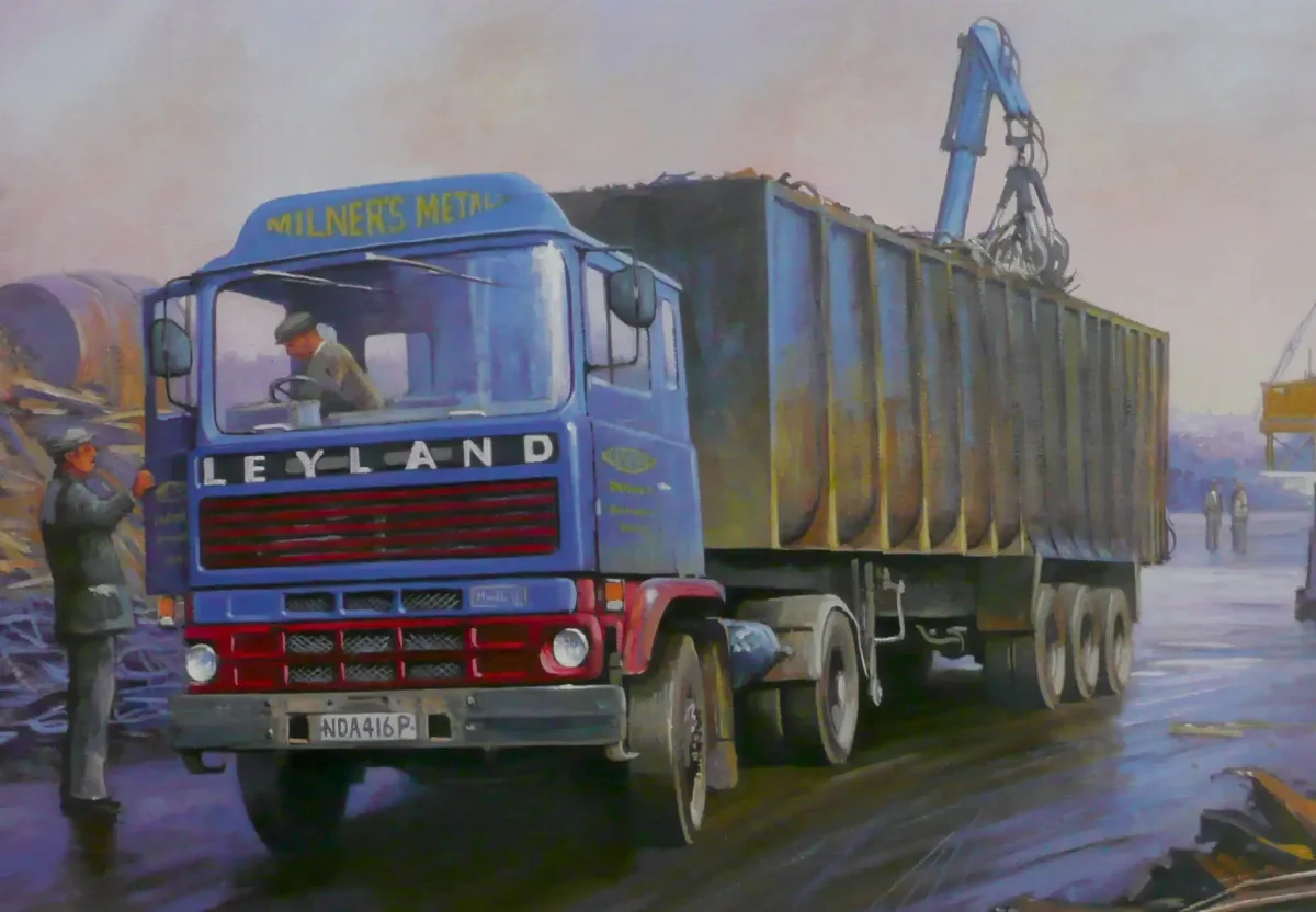Грузовики в живописи