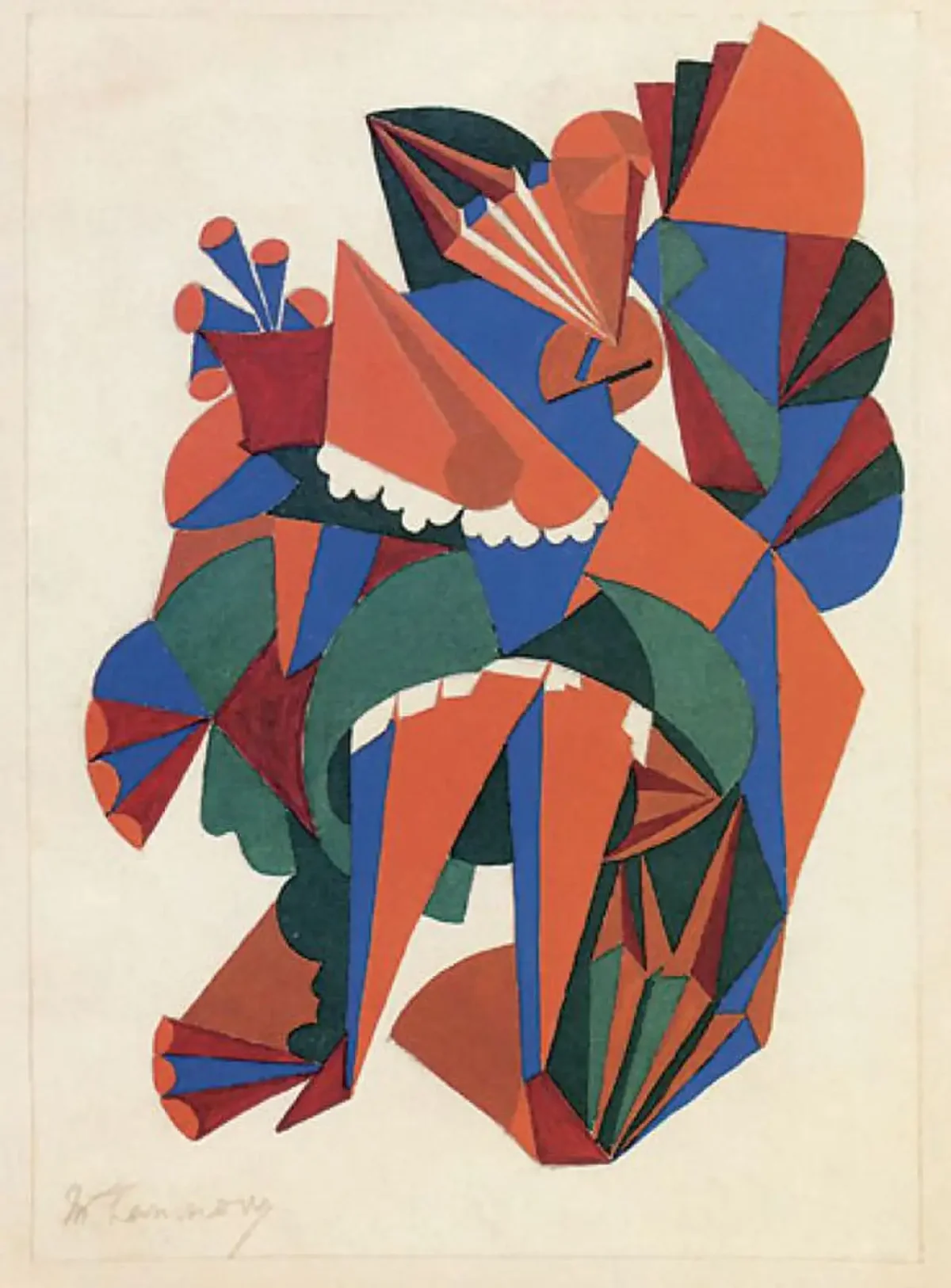 Наталья Гончарова кубизм