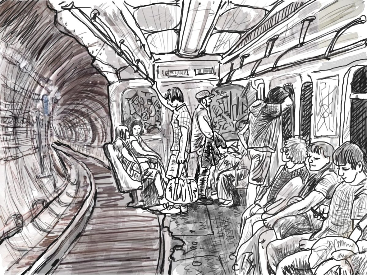 Вагон метро 81.740 Русич чертежи