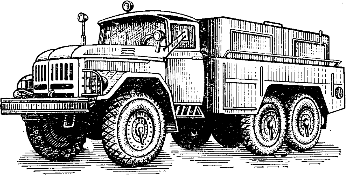 ЗИЛ 131 карандашом