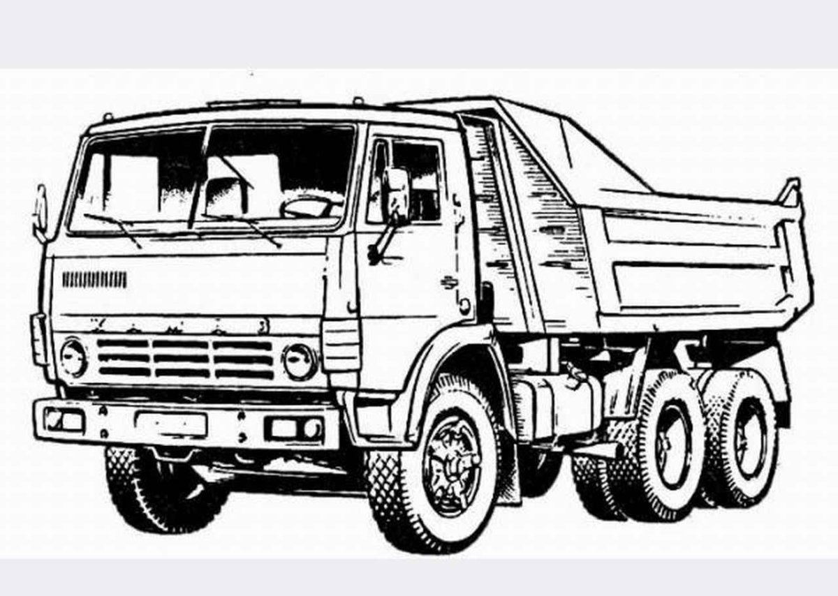КАМАЗ 4310 разукрашки