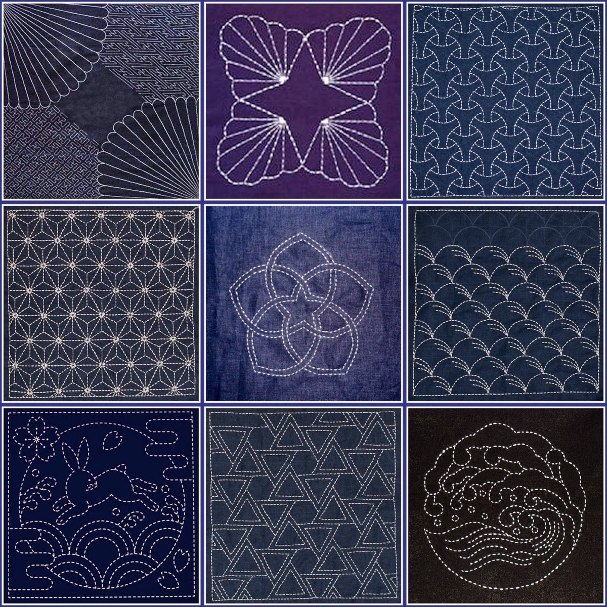 Традиционная японская вышивка сашико