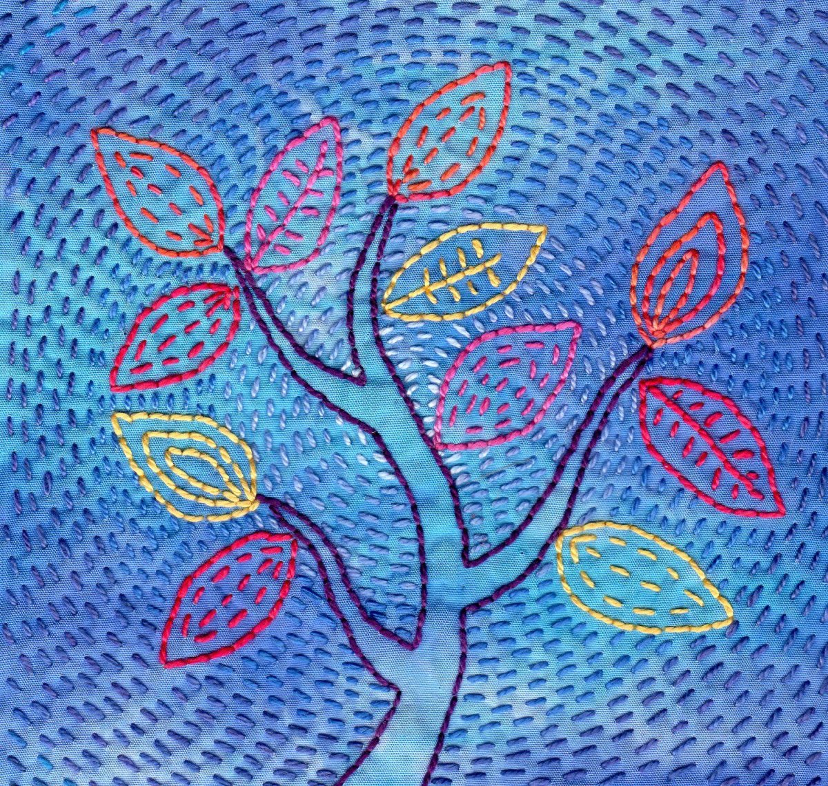 Креативная вышивка стежками