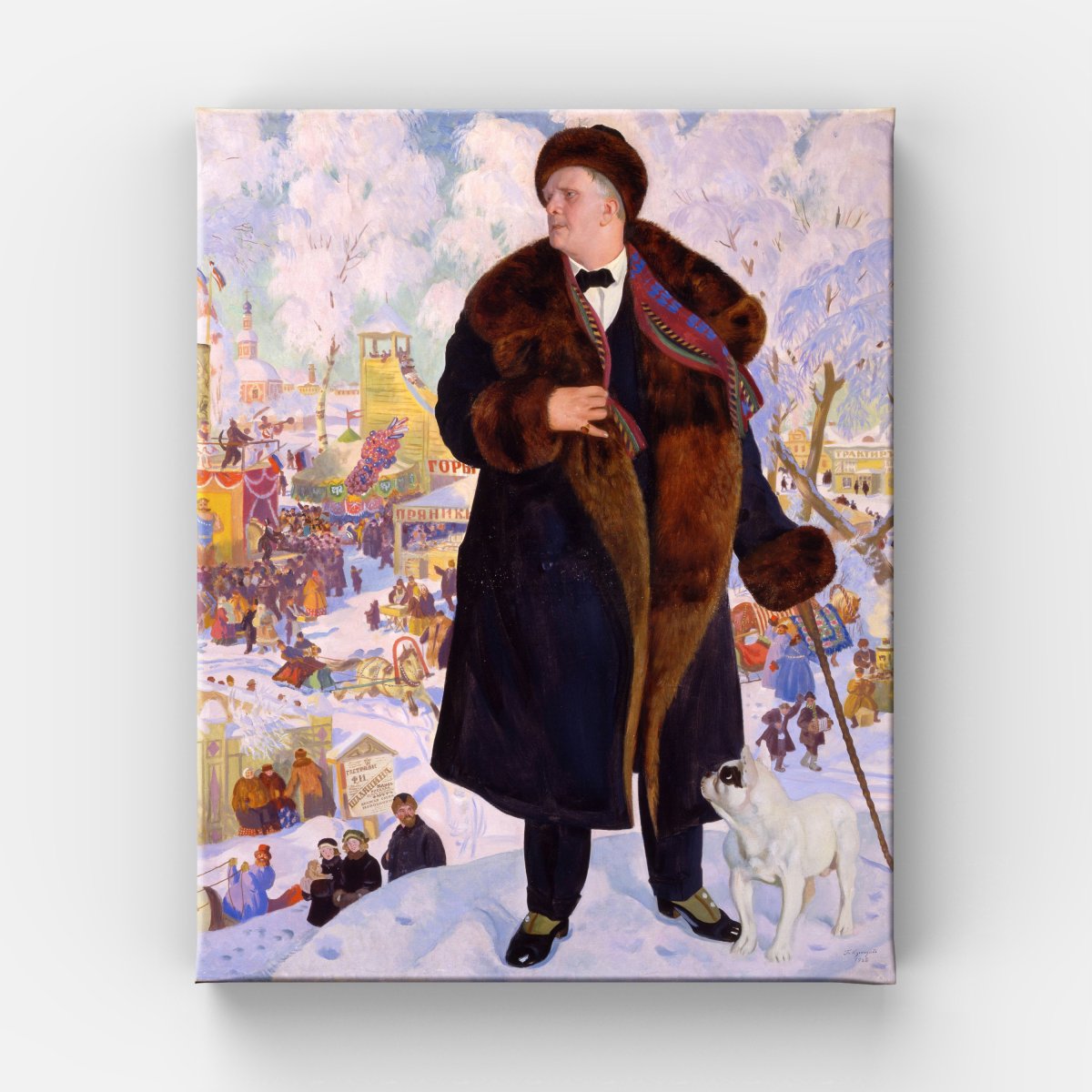 Портрет Федора Шаляпина Кустодиев