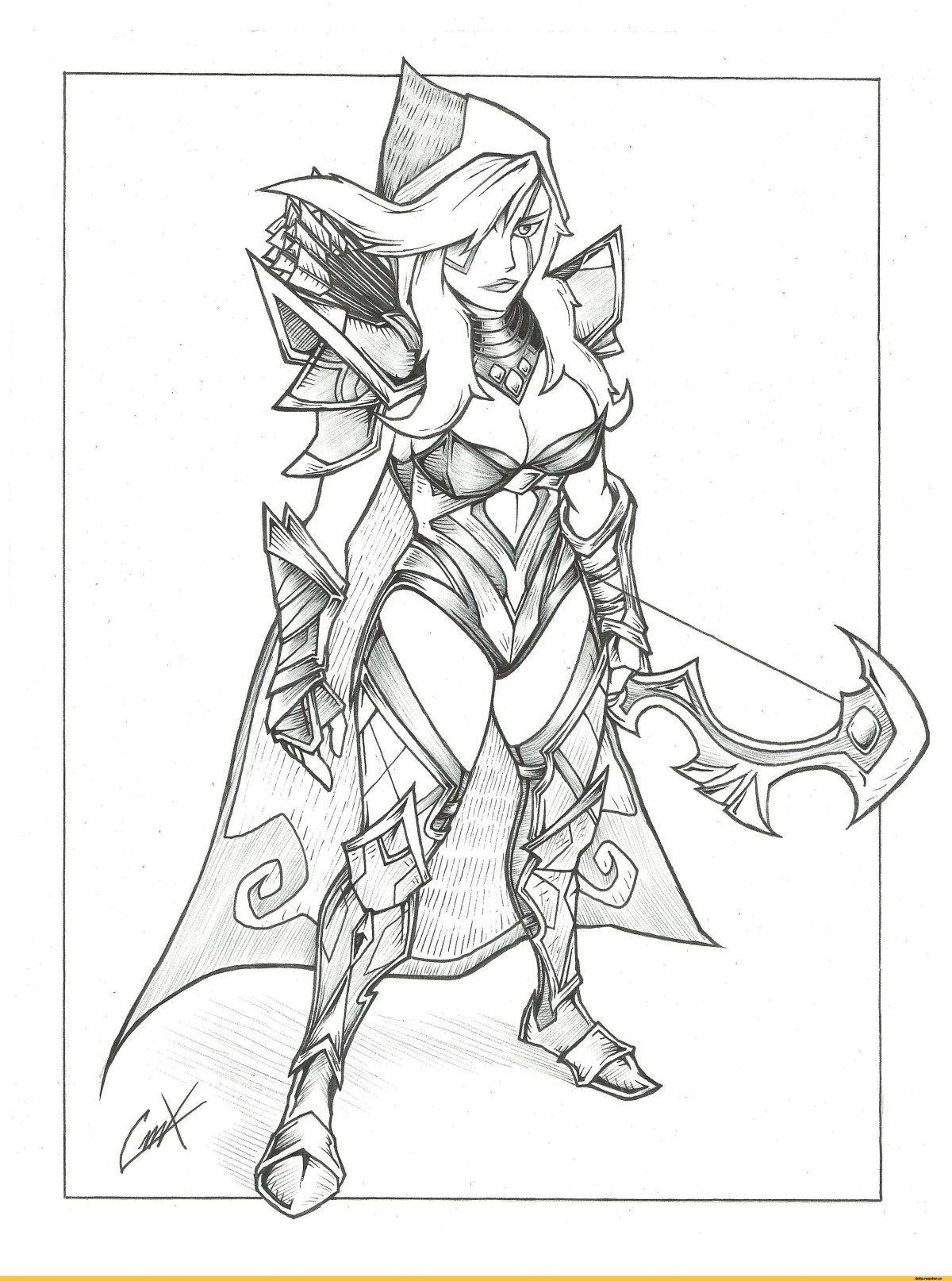 Дров рейнджер дота 2 арт