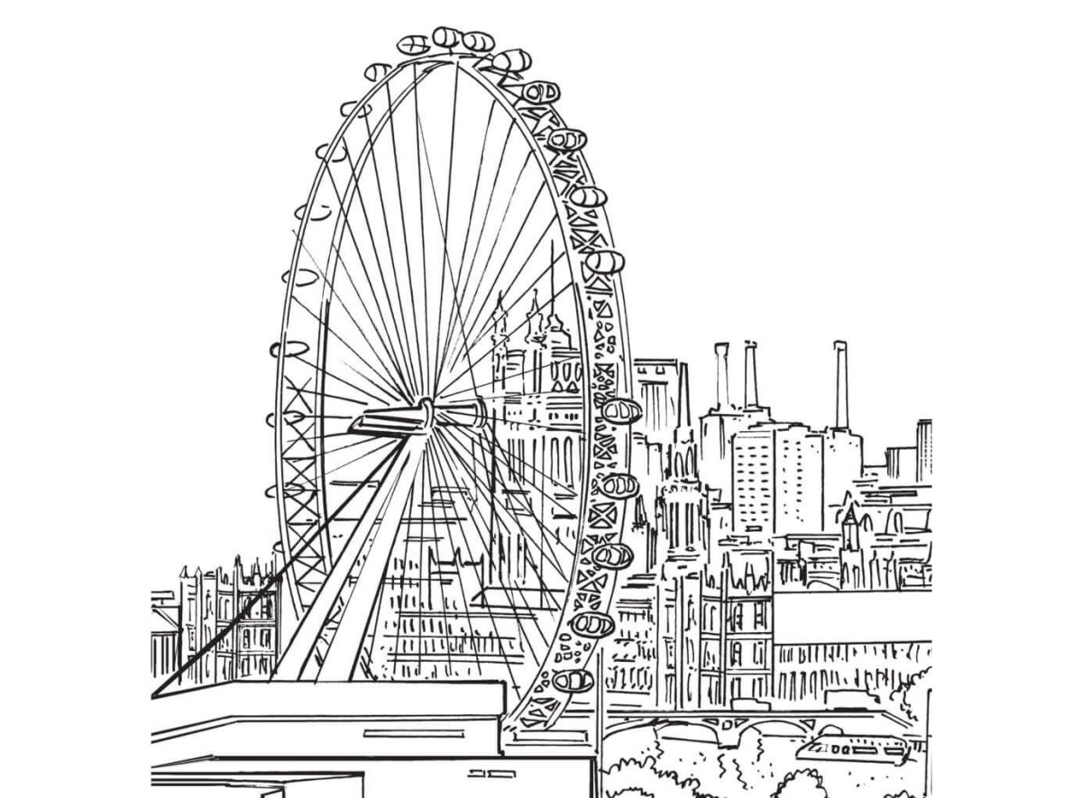 Раскраски города мира