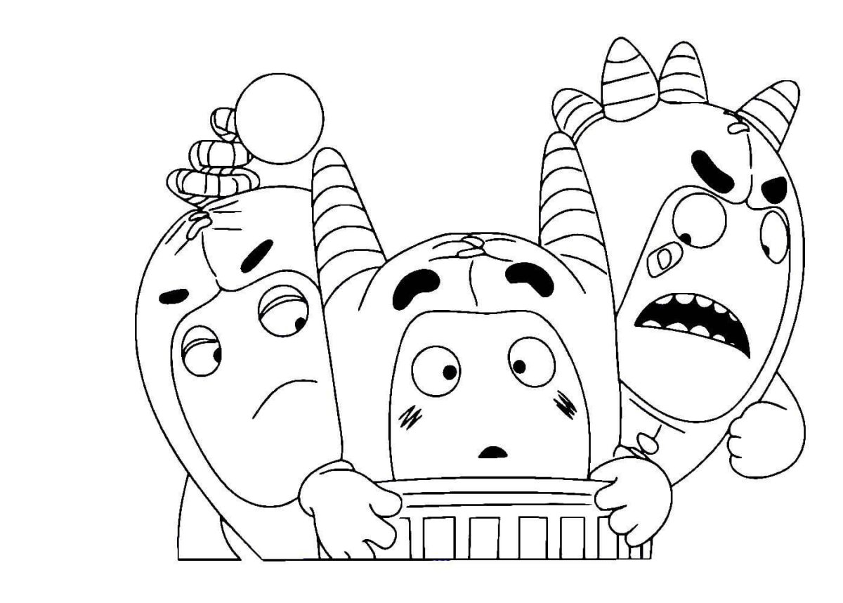 Планктон из Спанч Боба раскраска