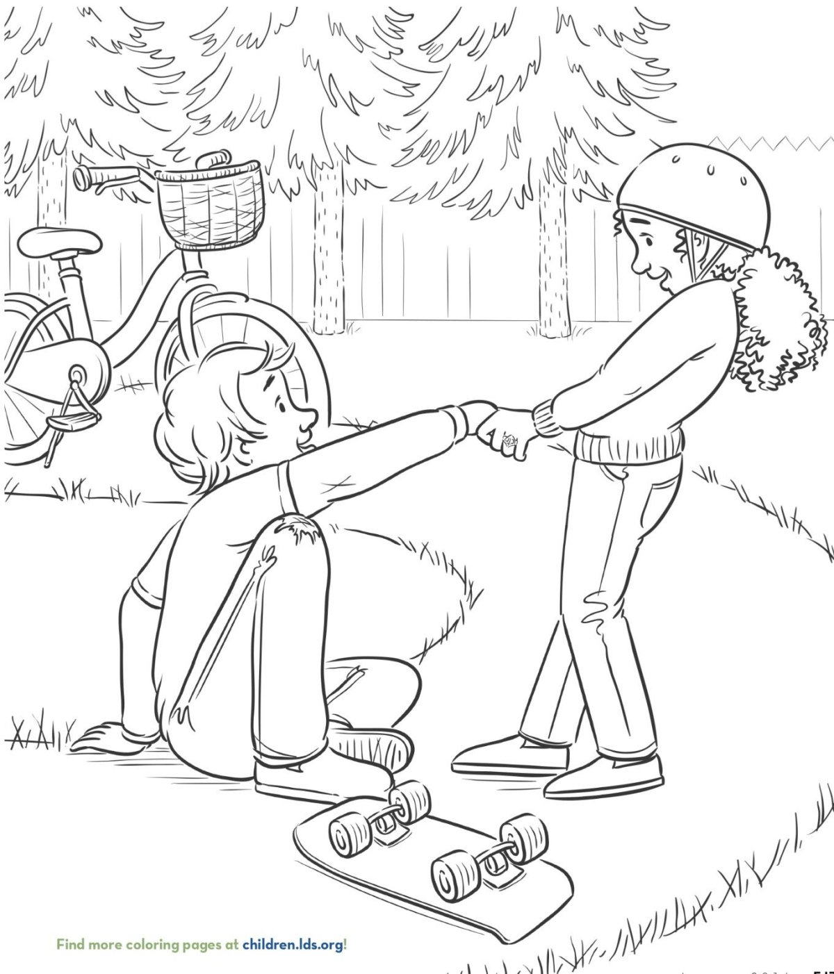 Раскраски хорошие манеры