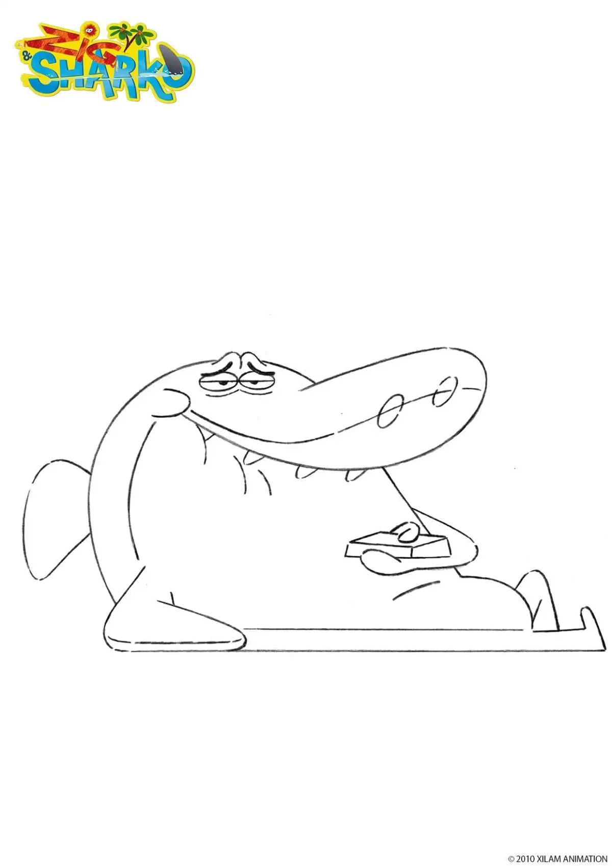 Раскраски зиг и Шарко Марина