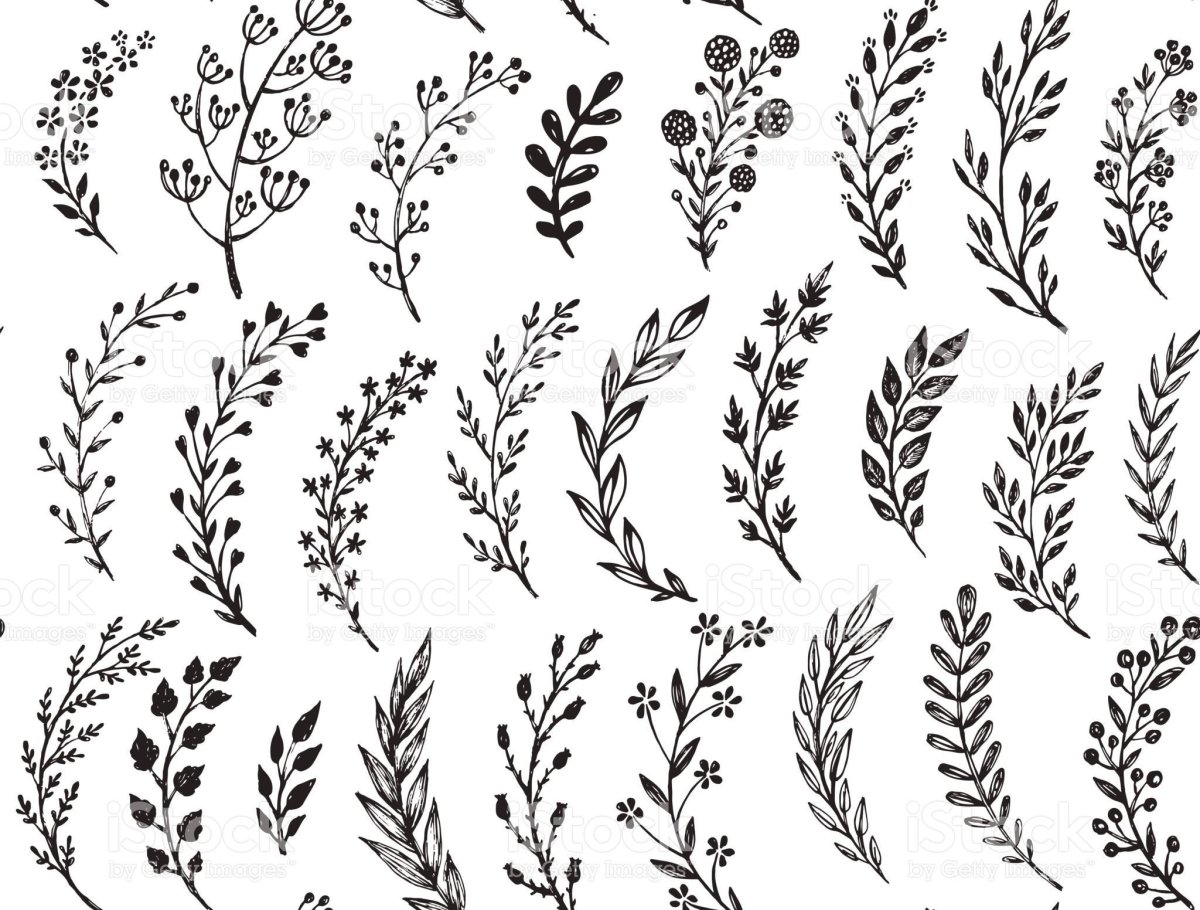 Орнамент в виде листьев