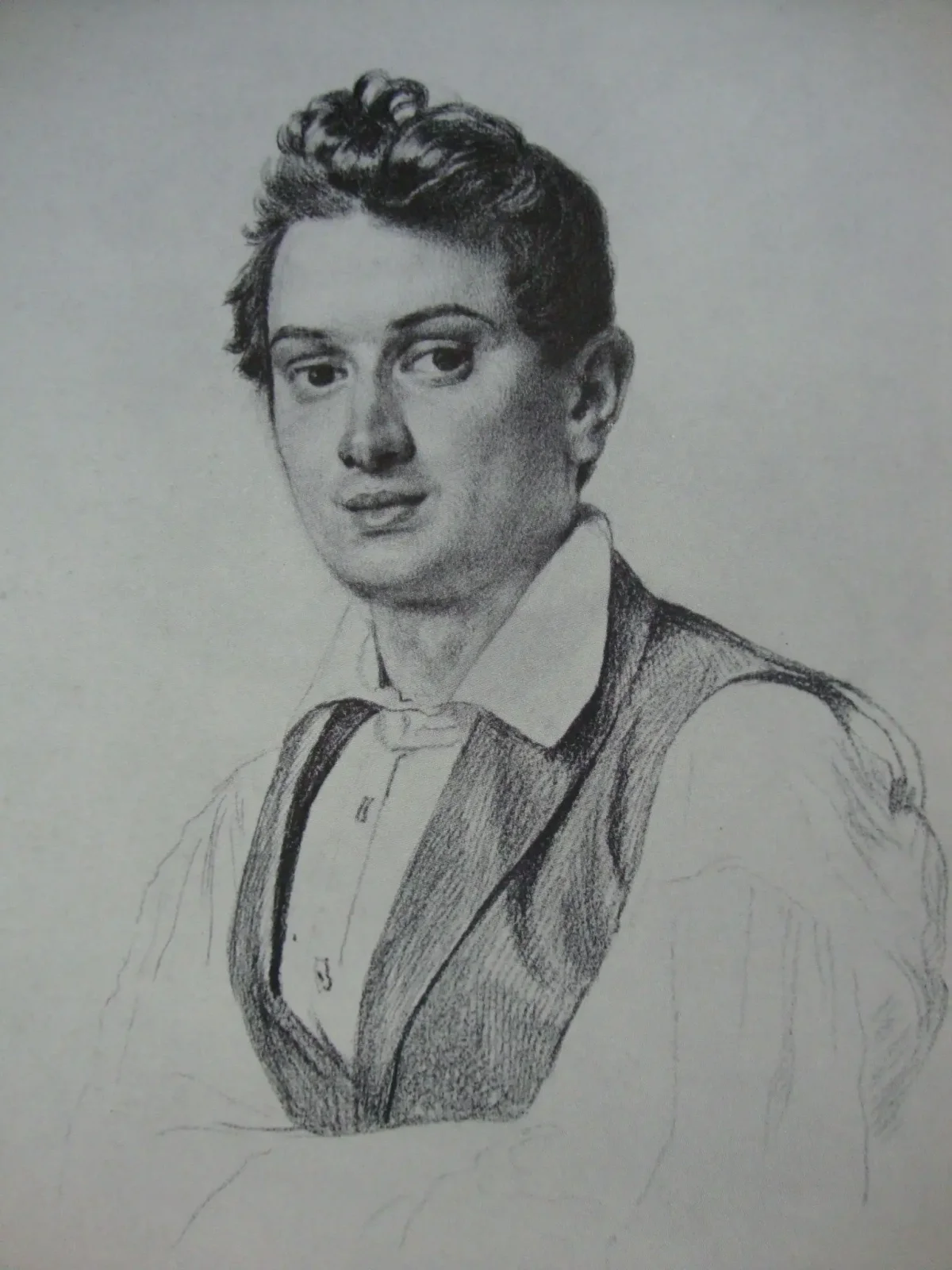 Александр Павлович Брюллов итальянский карандаш