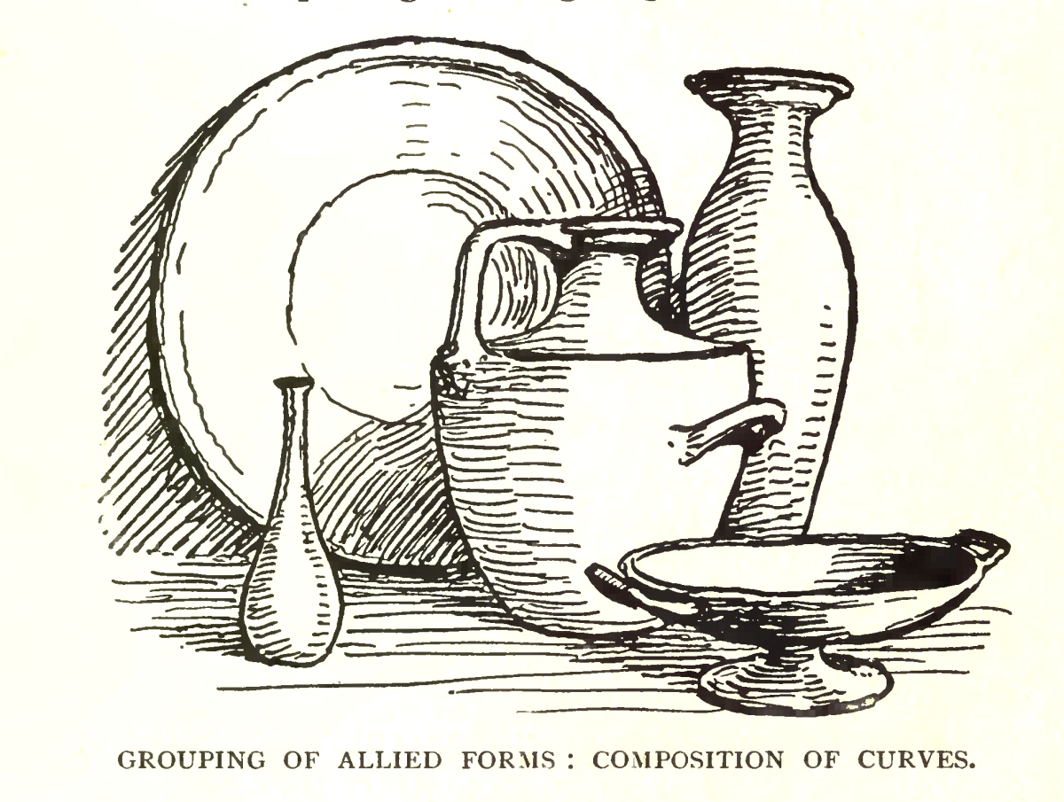 Натюрморт контур