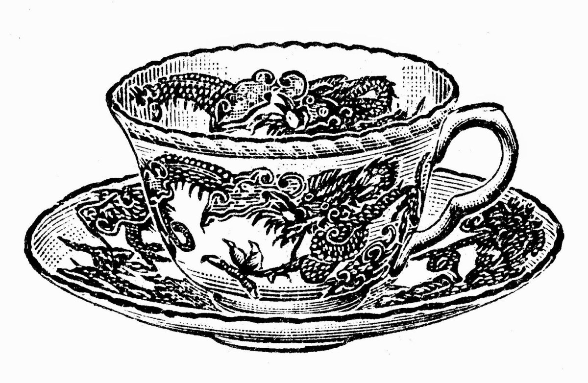 Гравюра посуда