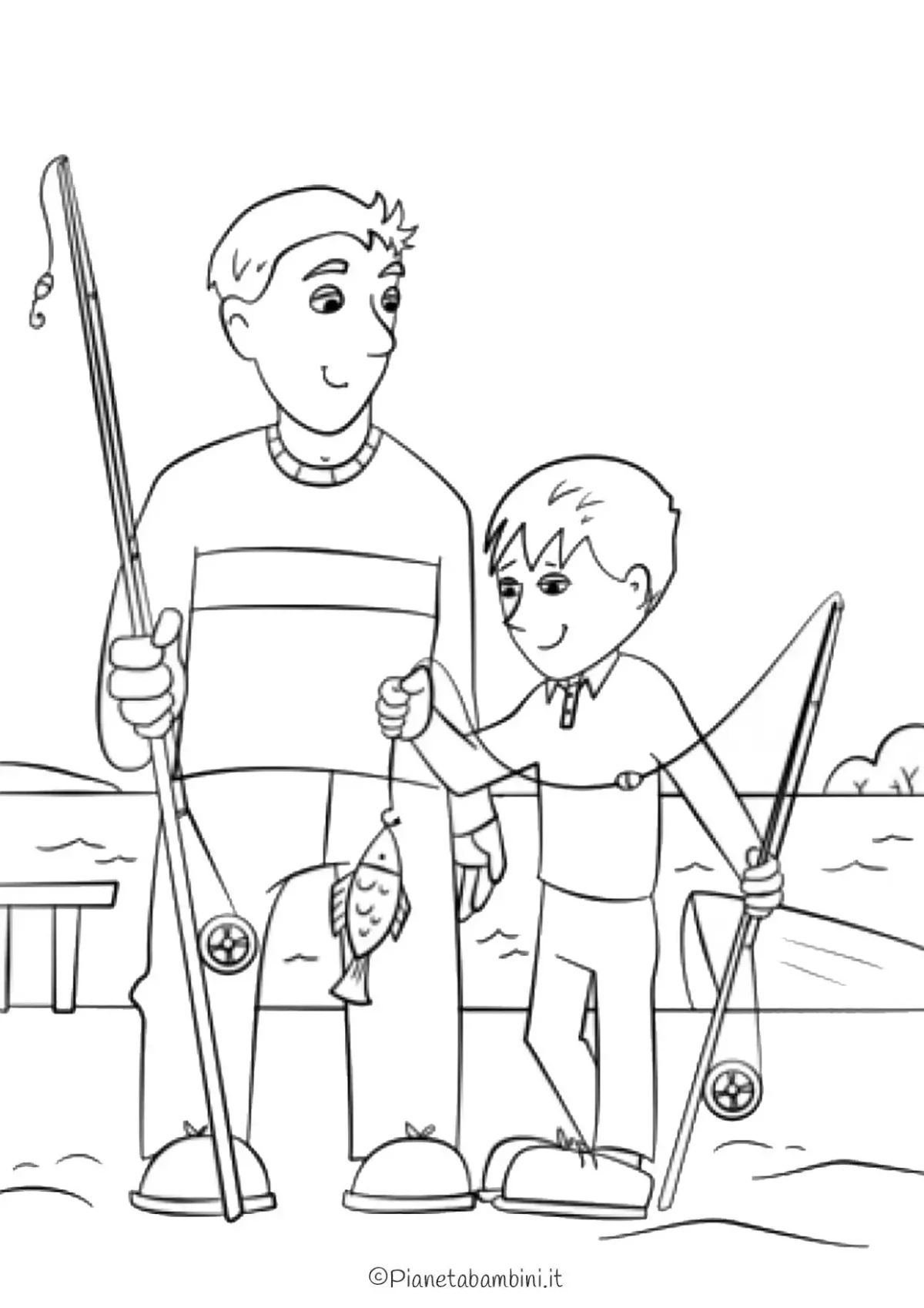 День отца раскраска