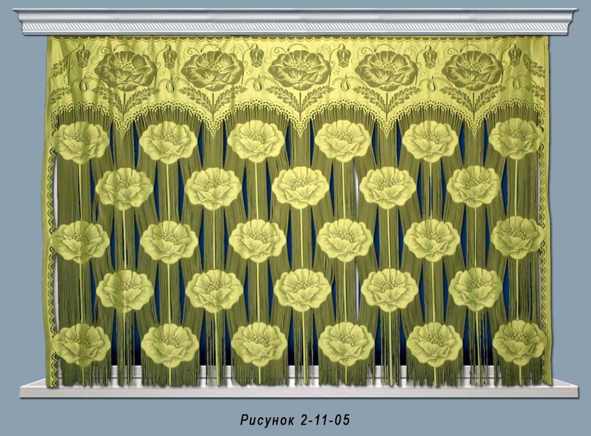 Тюль жаккард валберис