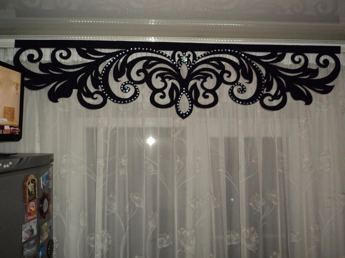 Шторы микросетка с вышивкой