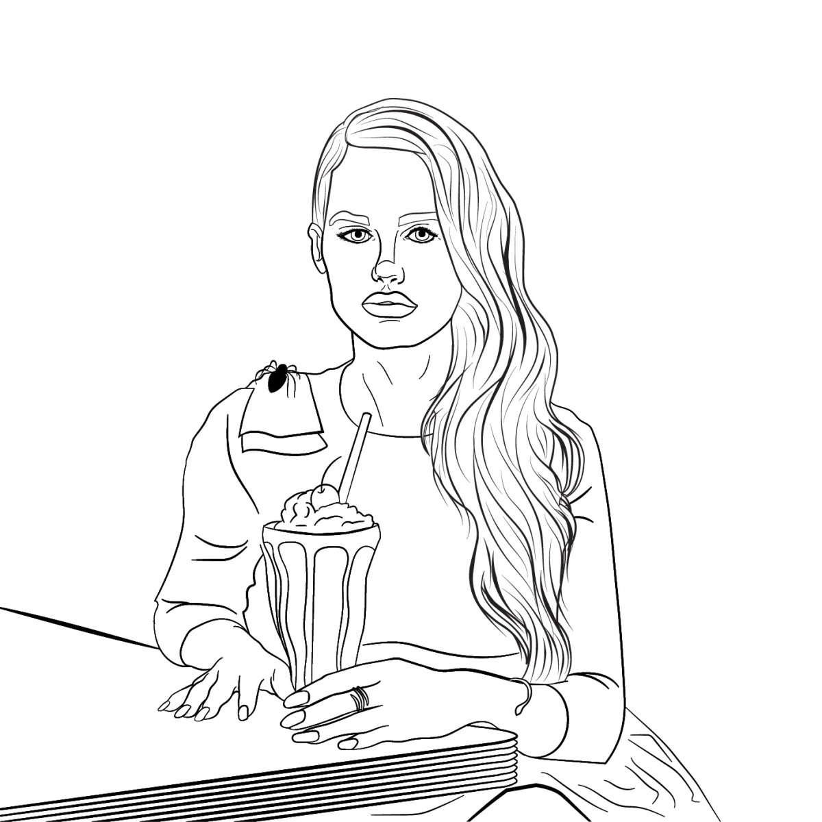 Крутые раскраски для девочек