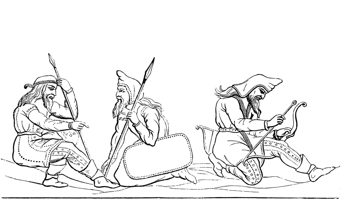 Скифов сарматов меотов