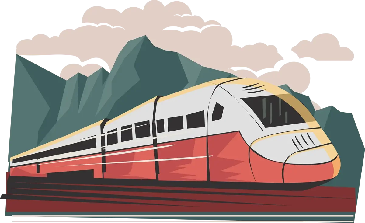 Стилизованный поезд