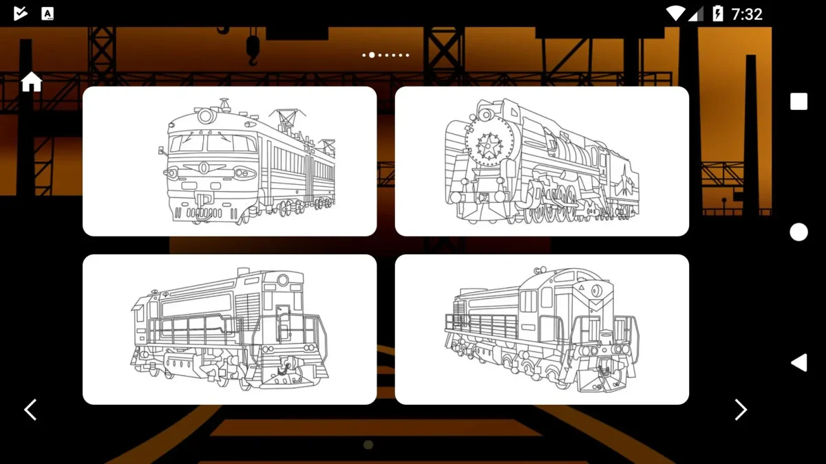 Игры поезда раскраски