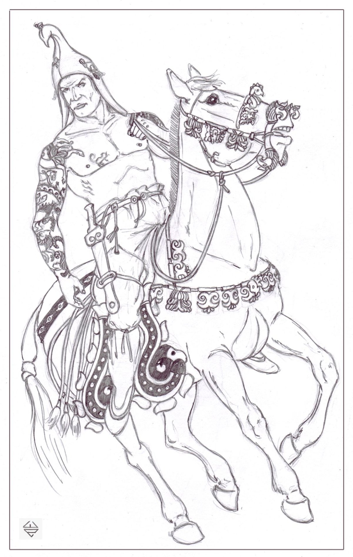 Скифы иллюстрации