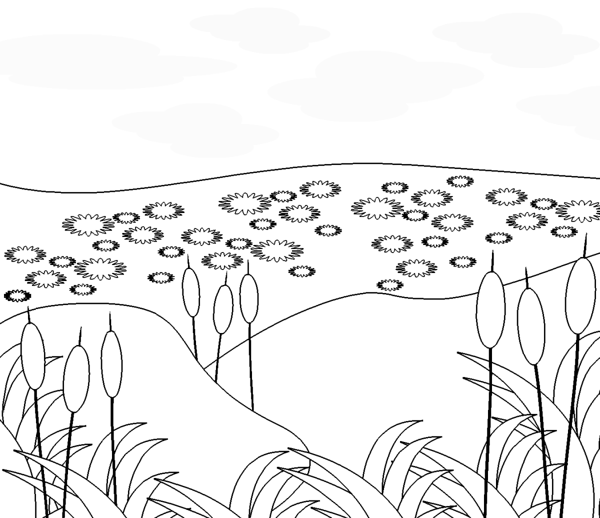 Холм раскраска для детей