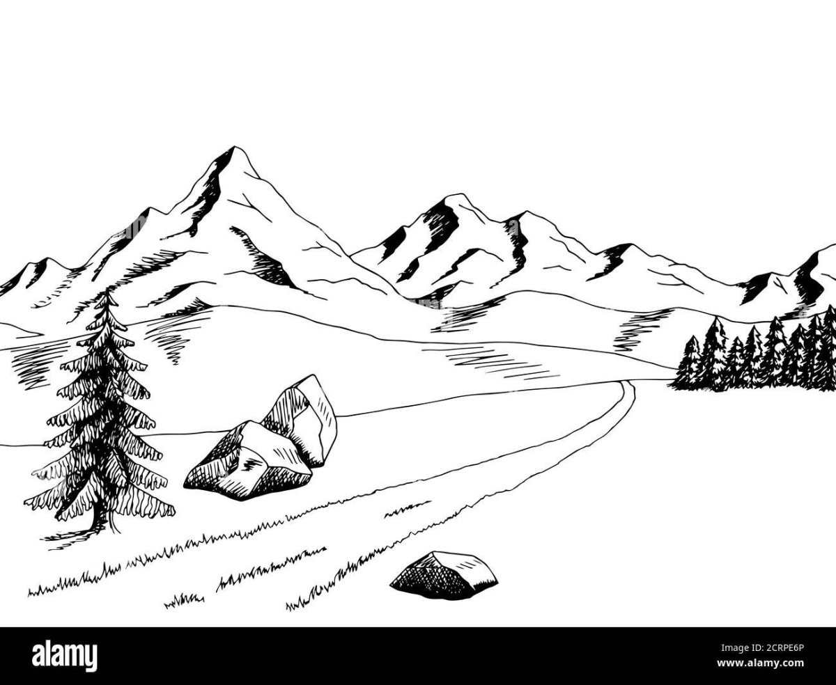 Раскраска природа