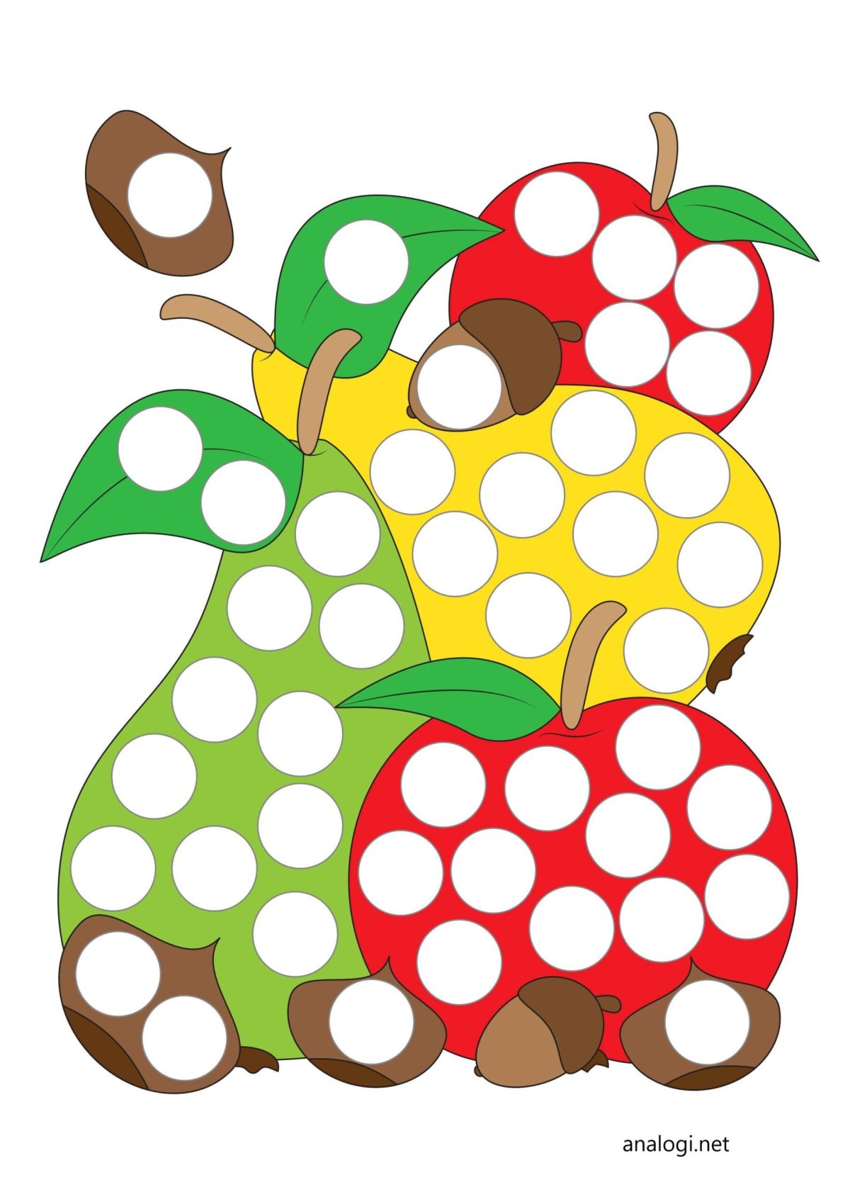 Пальчиковые раскраски для малышей