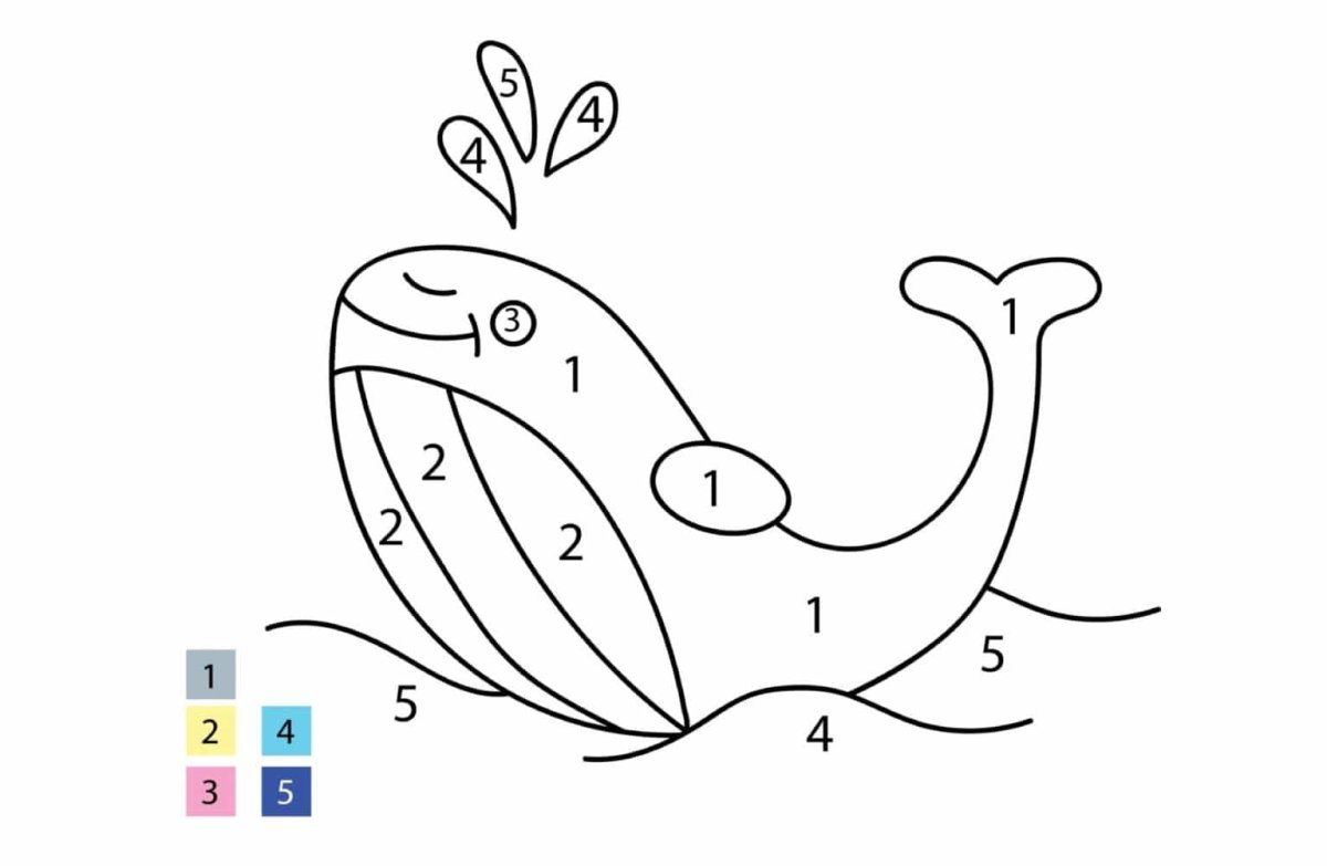 Космические математические раскраски