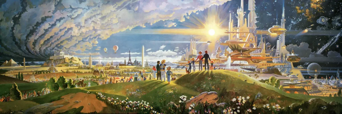 Картины города будущего Роберта МАККОЛЛА