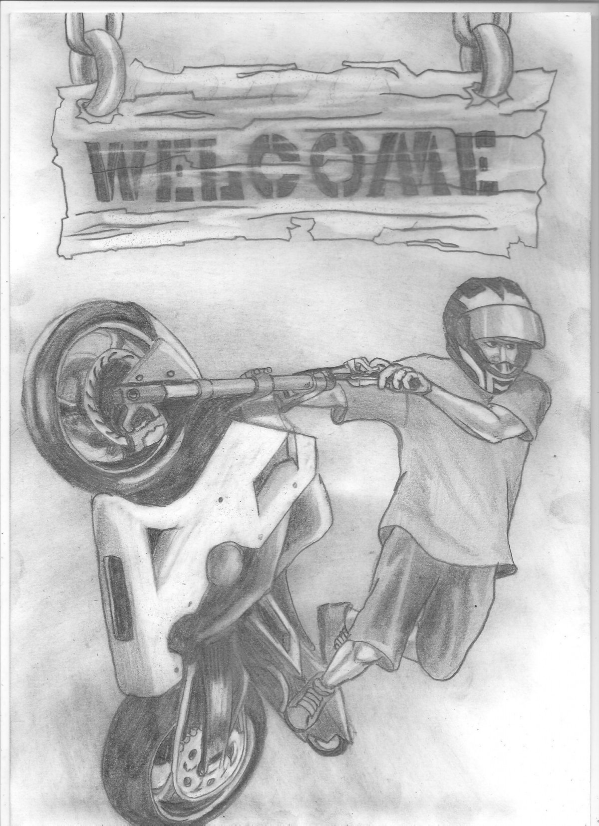 Раскраска. Мотоциклы