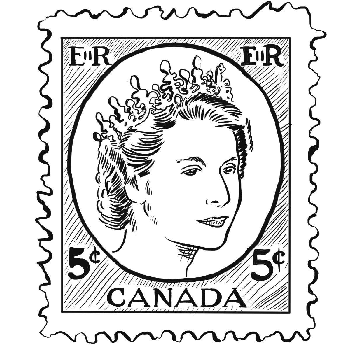 Эскиз почтовой марки