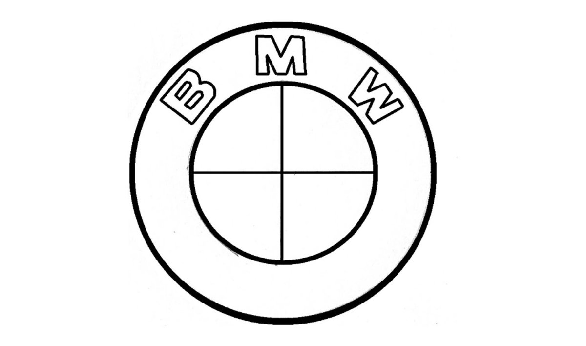 Раскраска автомобильные значки