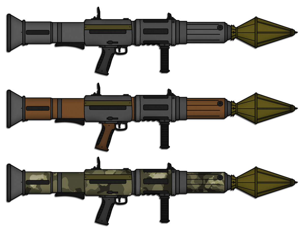 РПГ оружие спереди