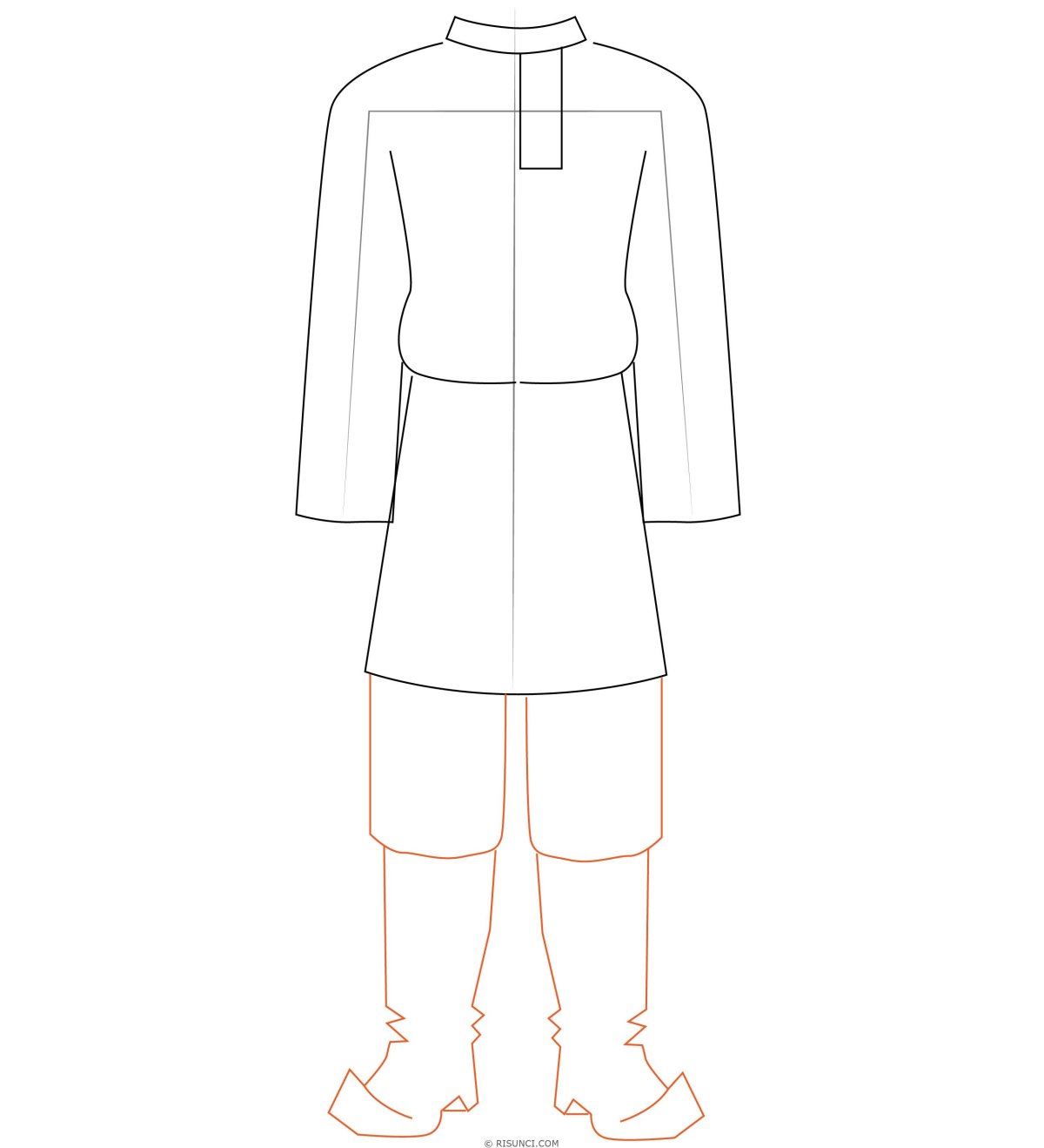 Национальный костюм молдаван раскраска