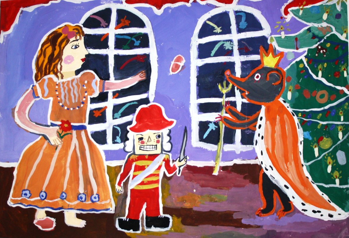 Щелкунчик рисунок для детей