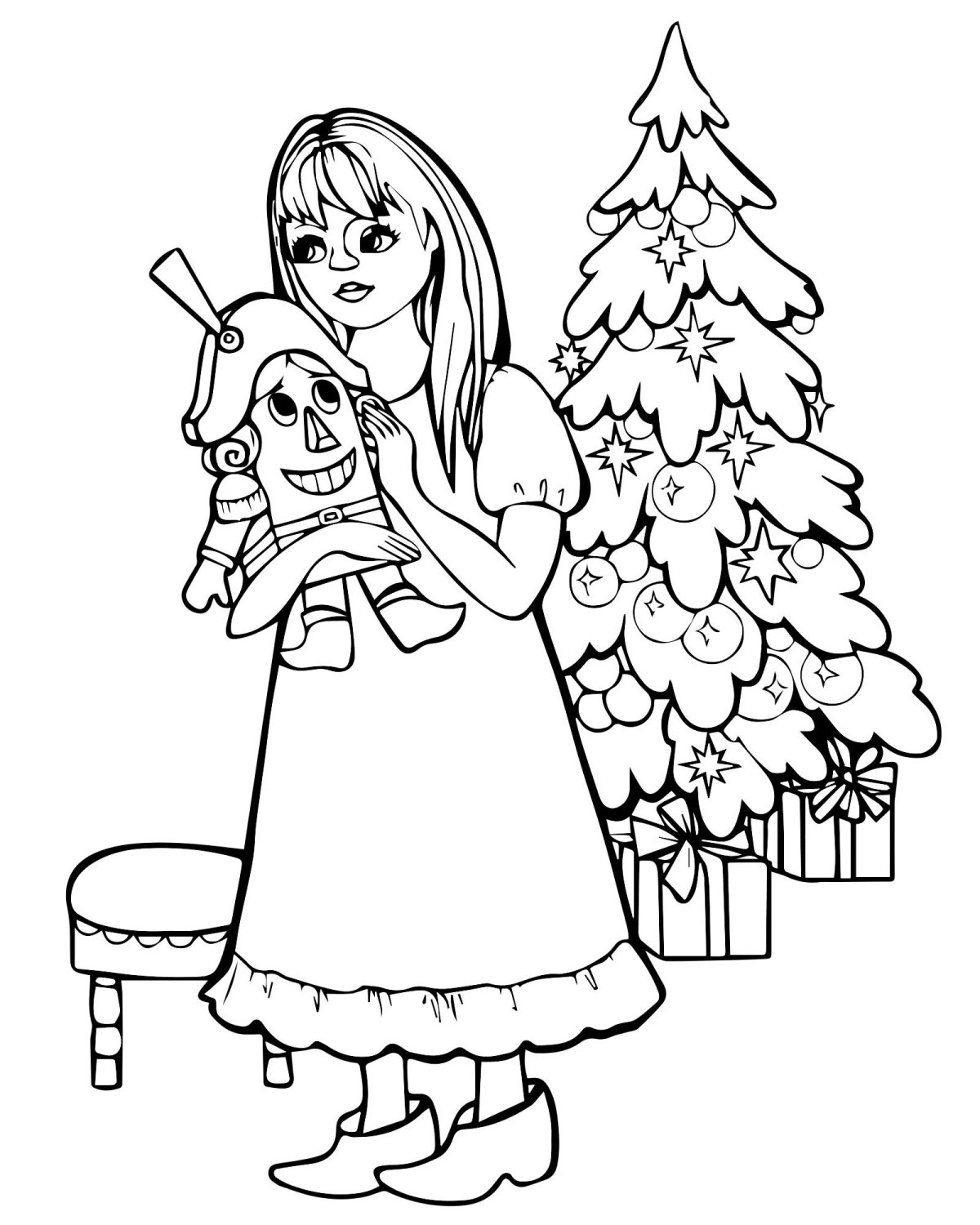 Раскраски к сказке Щелкунчик и мышиный Король