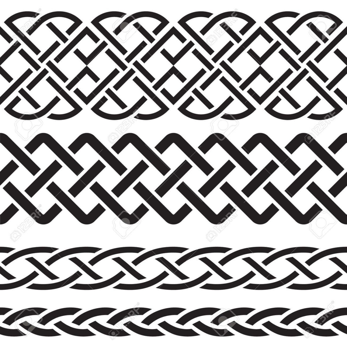 Орнамент плетенка