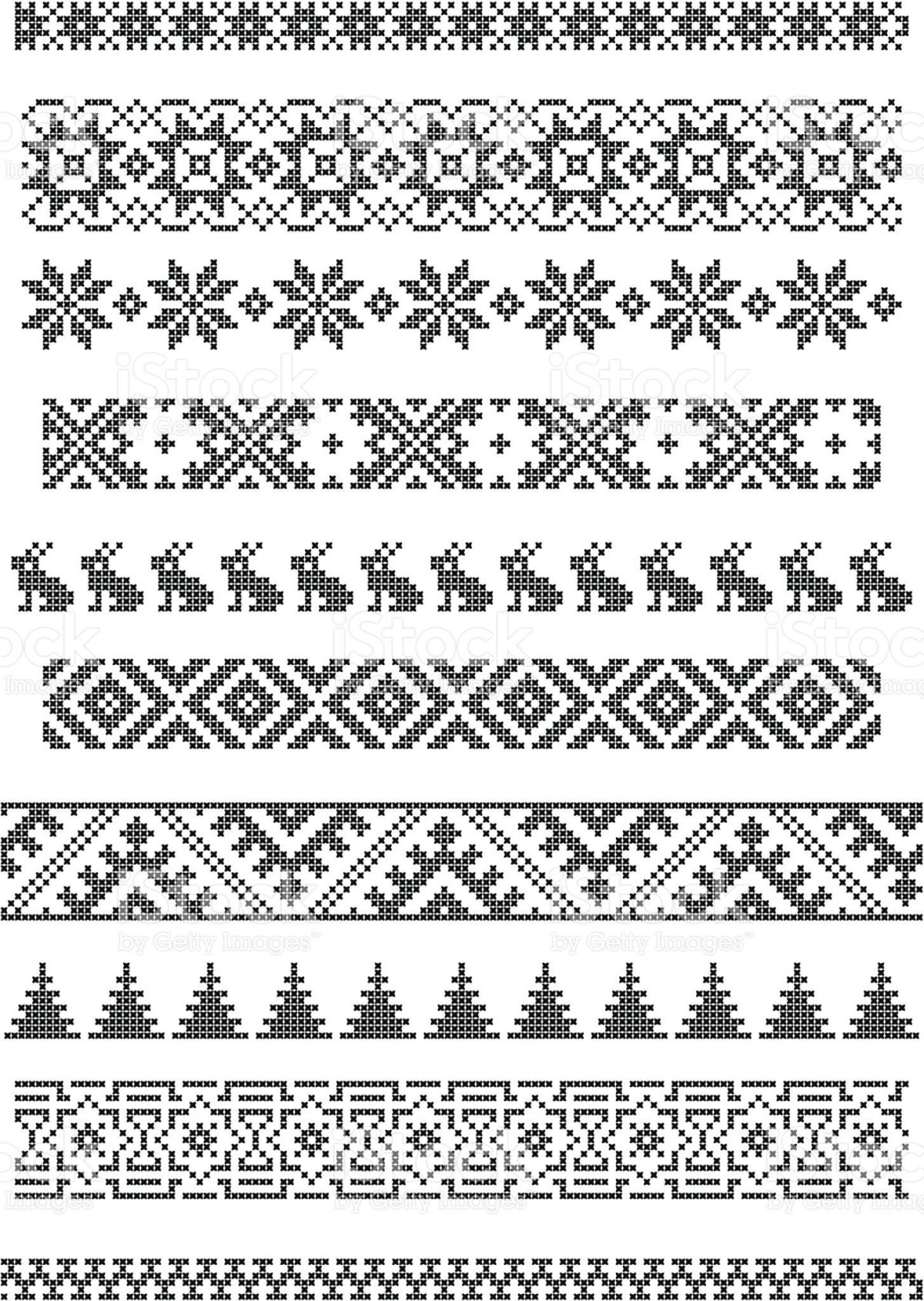 Славянский орнамент в полосе