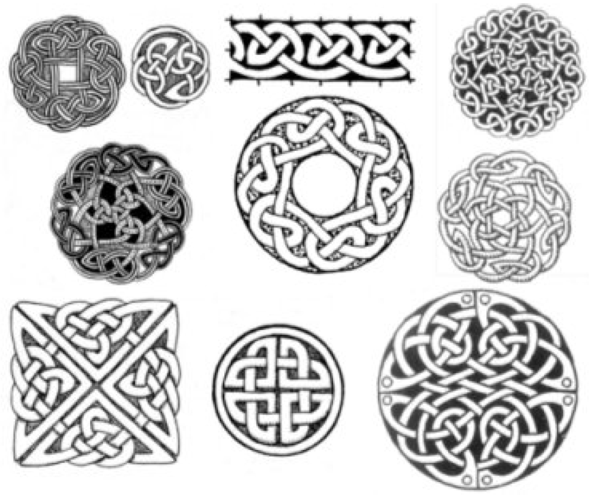 Кельтская вязь круг