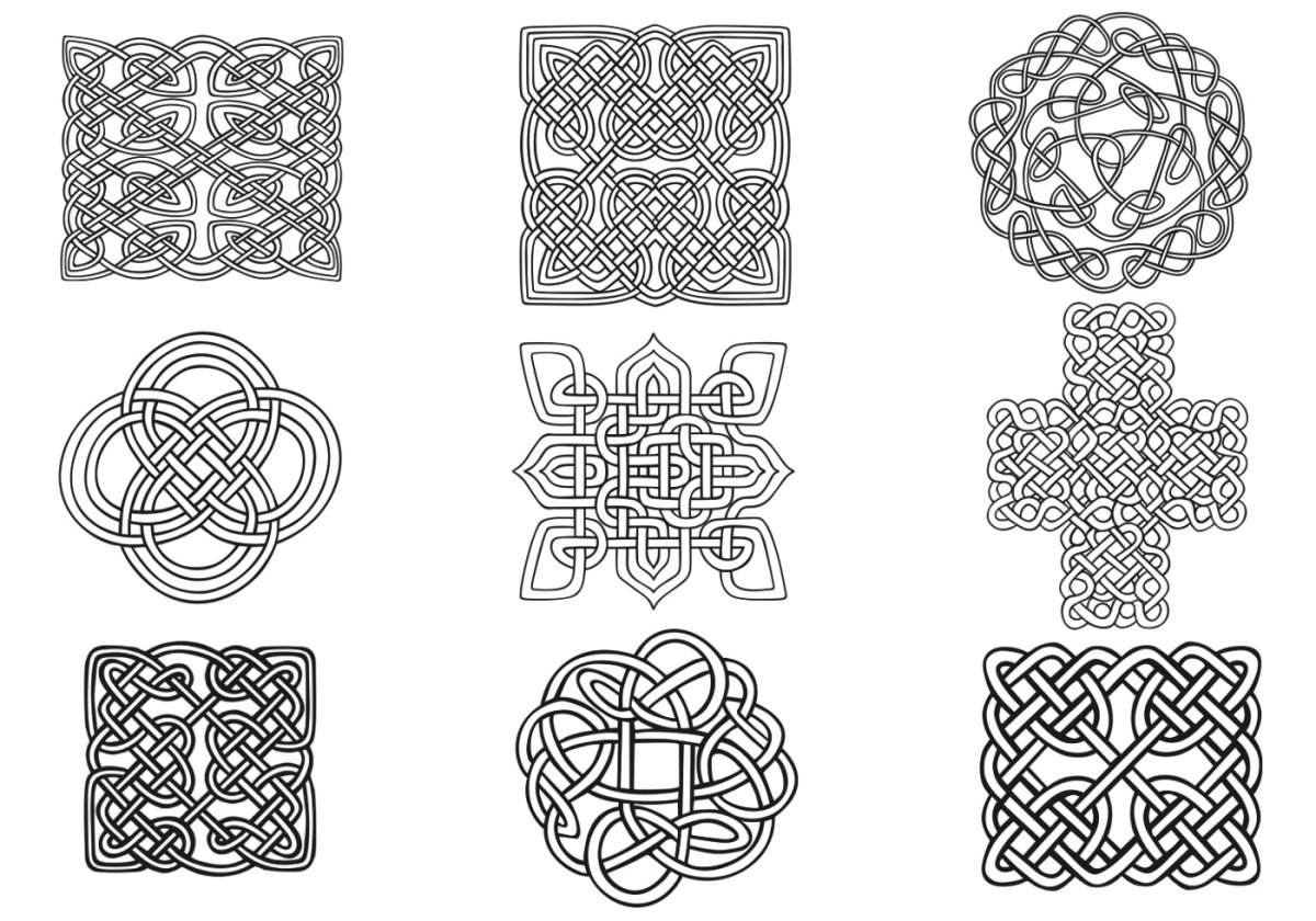 Кельтские узоры плетение