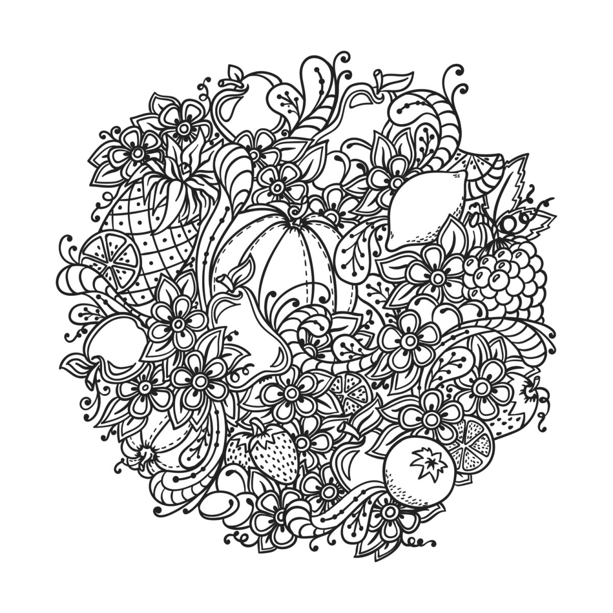 Узоры для раскрашивания