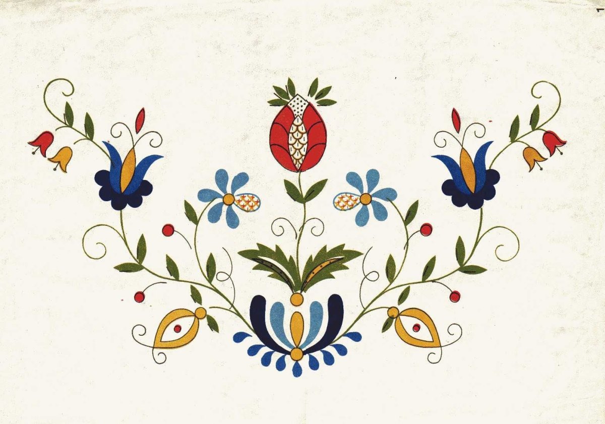 Чешские народные орнаменты