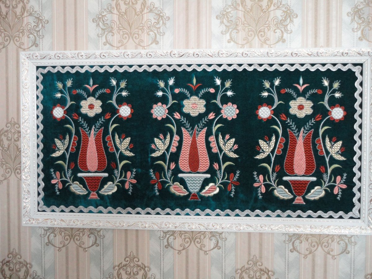 Татарский национальный орнамент тюльпан