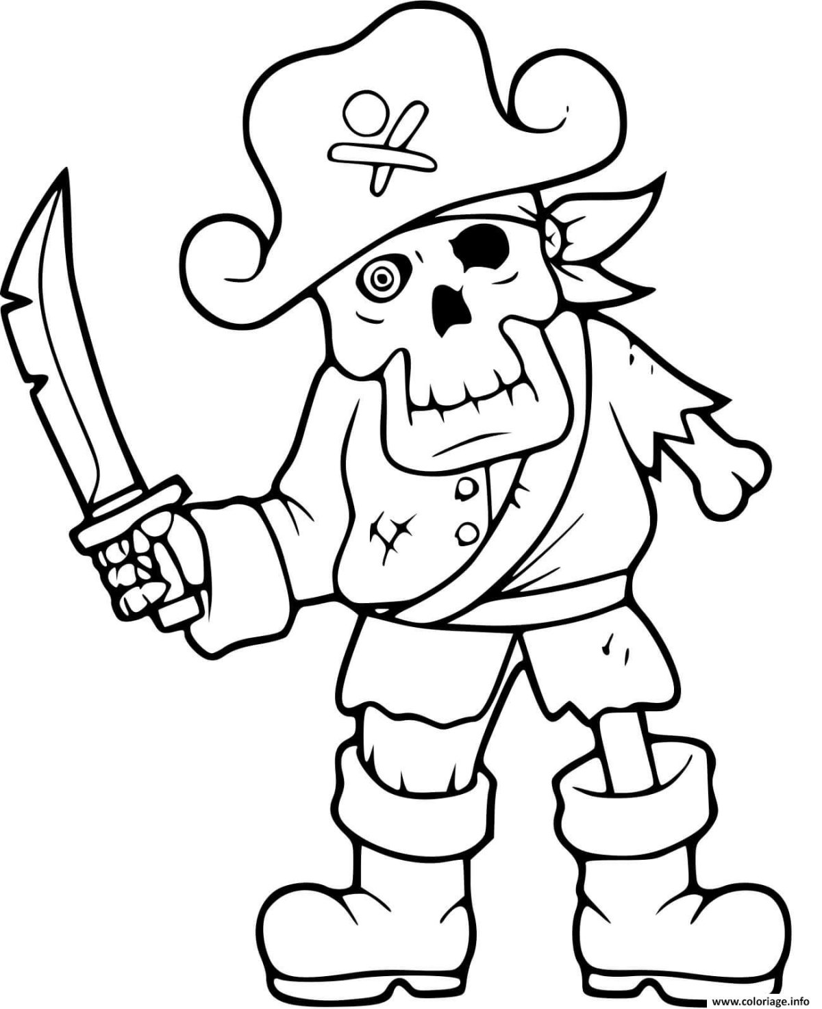 Раскраска "пираты"