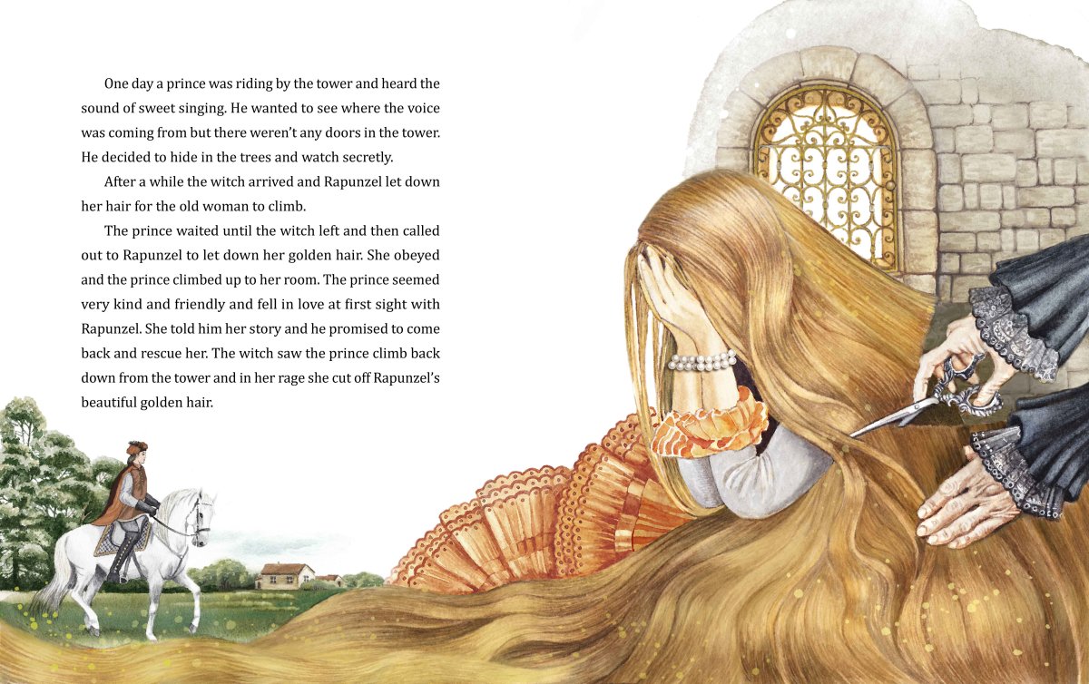 Книга Златовласка братьев Гримм