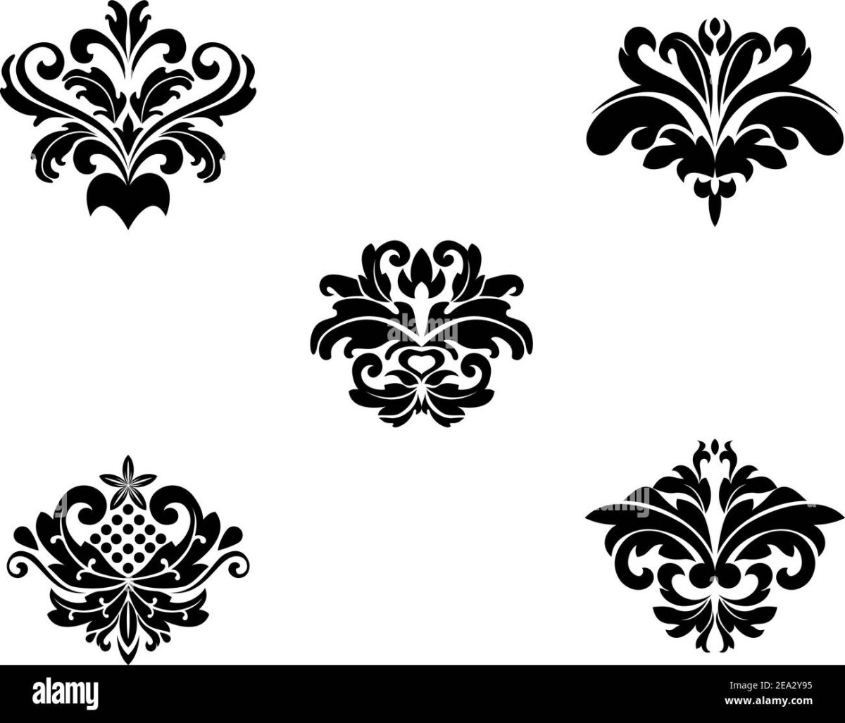 Вензеля Викторианский орнамент