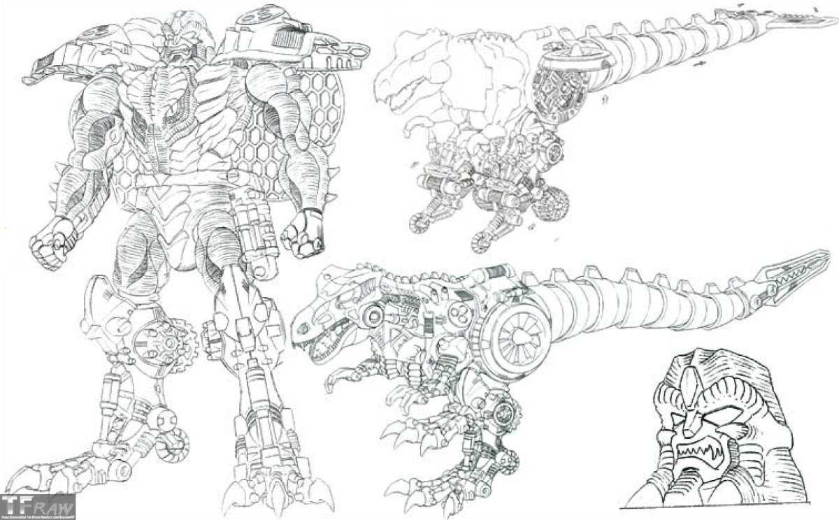 Раскраска трансформеры Рэмпейдж