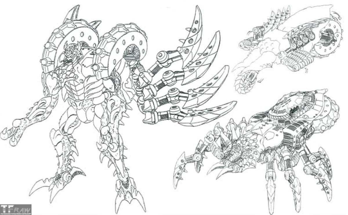 Раскраска для мальчиков Динобот