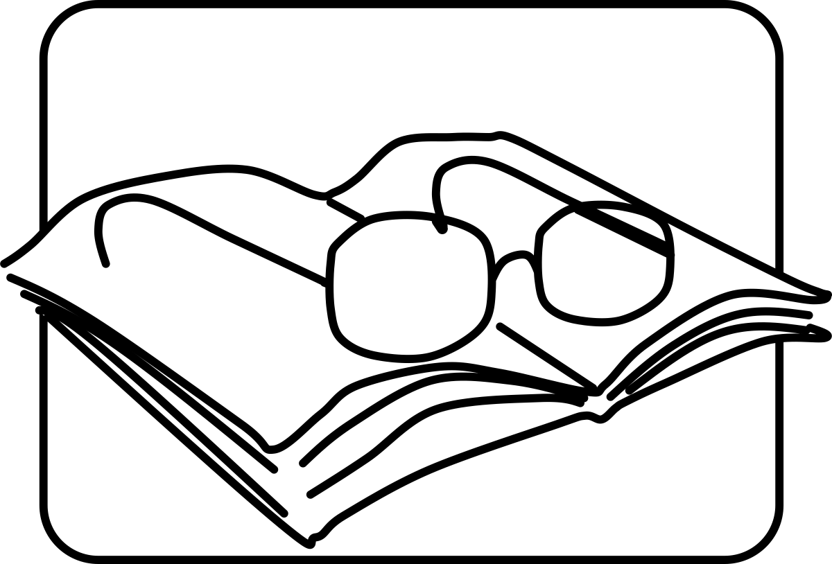 Раскраска книга на столе